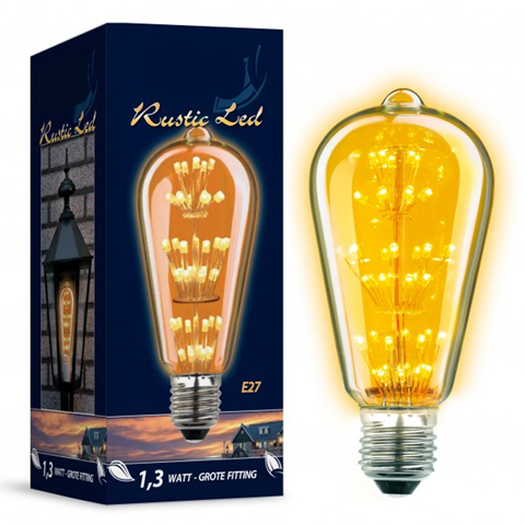 Ampoule rustique LED 1,3 watt Ampoules culot E27 Ampoules-Douilles