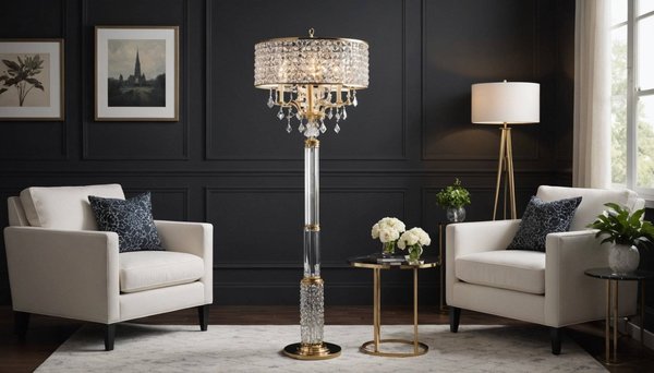 Transformez votre espace avec un lampadaire en cristal saint louis